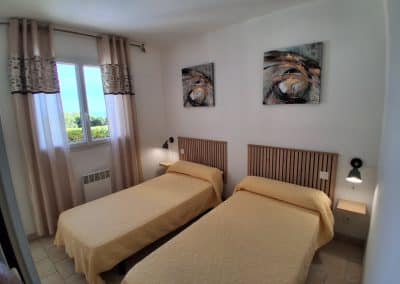 Chambre de la villa 4 à Alata, gites sassone à Ajaccio
